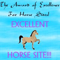 excellent horse site award